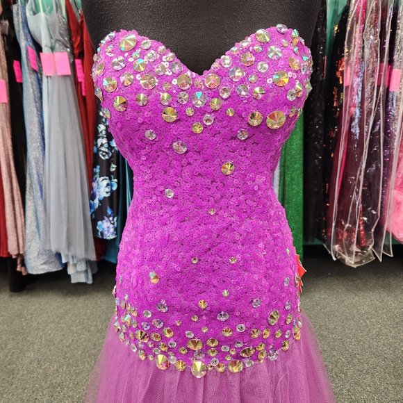 Precious Formals 10570 Size 12 Orchid - Picture 2 of 5